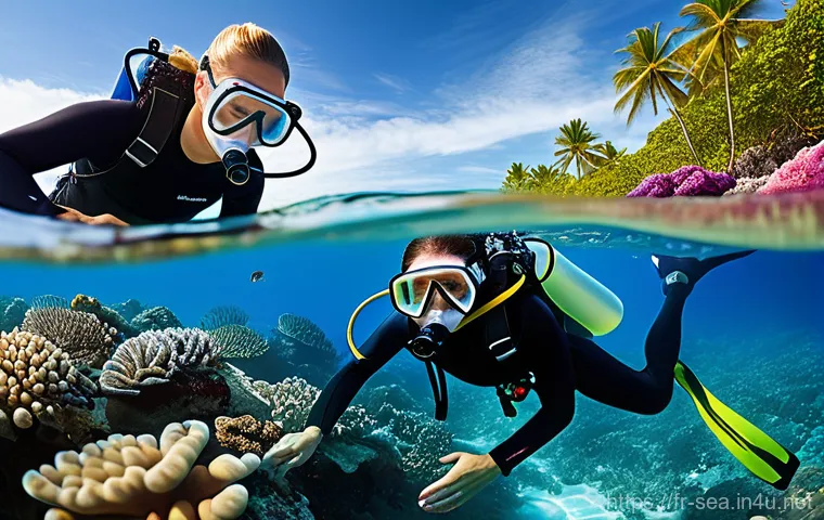 해양공학 해양 생물 모니터링 - An advanced, sleek Autonomous Underwater Vehicle (AUV) exploring a thriving, healthy coral reef. The... 해양공학 해양 생물 모니터링 - An advanced, sleek Autonomous Underwater Vehicle (AUV) exploring a thriving, healthy coral reef. The...