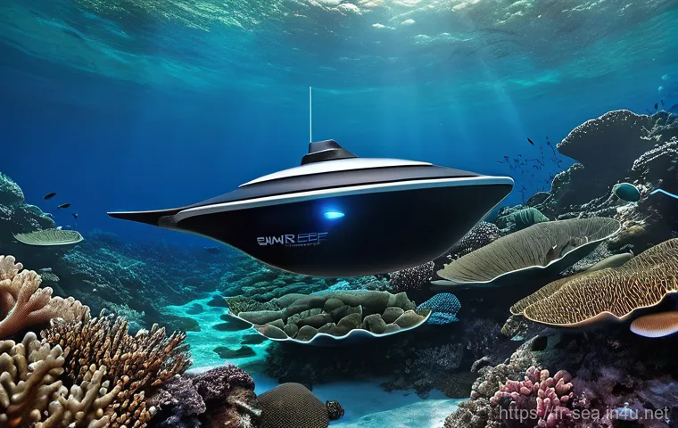 해양공학 수중 드론 - **Image Prompt 2: Precision Offshore Inspection ROV**
    "A robust Remotely Operated Vehicle (ROV),...